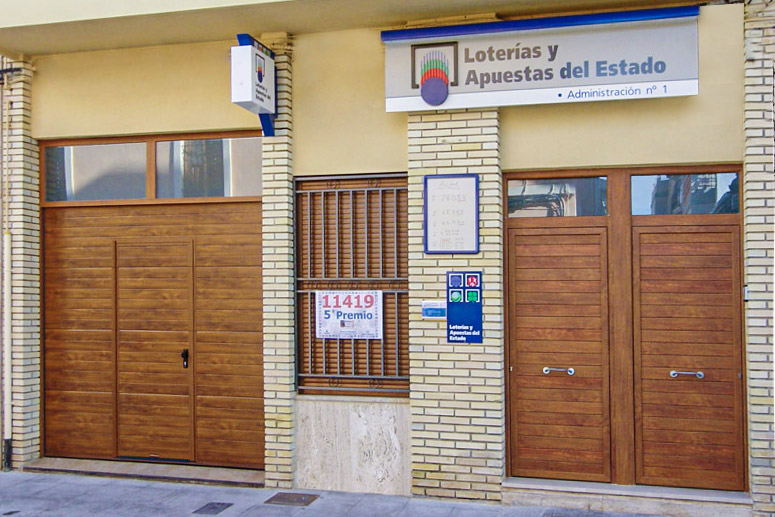 La fachada de nuestra administración de loterias en Alboraya